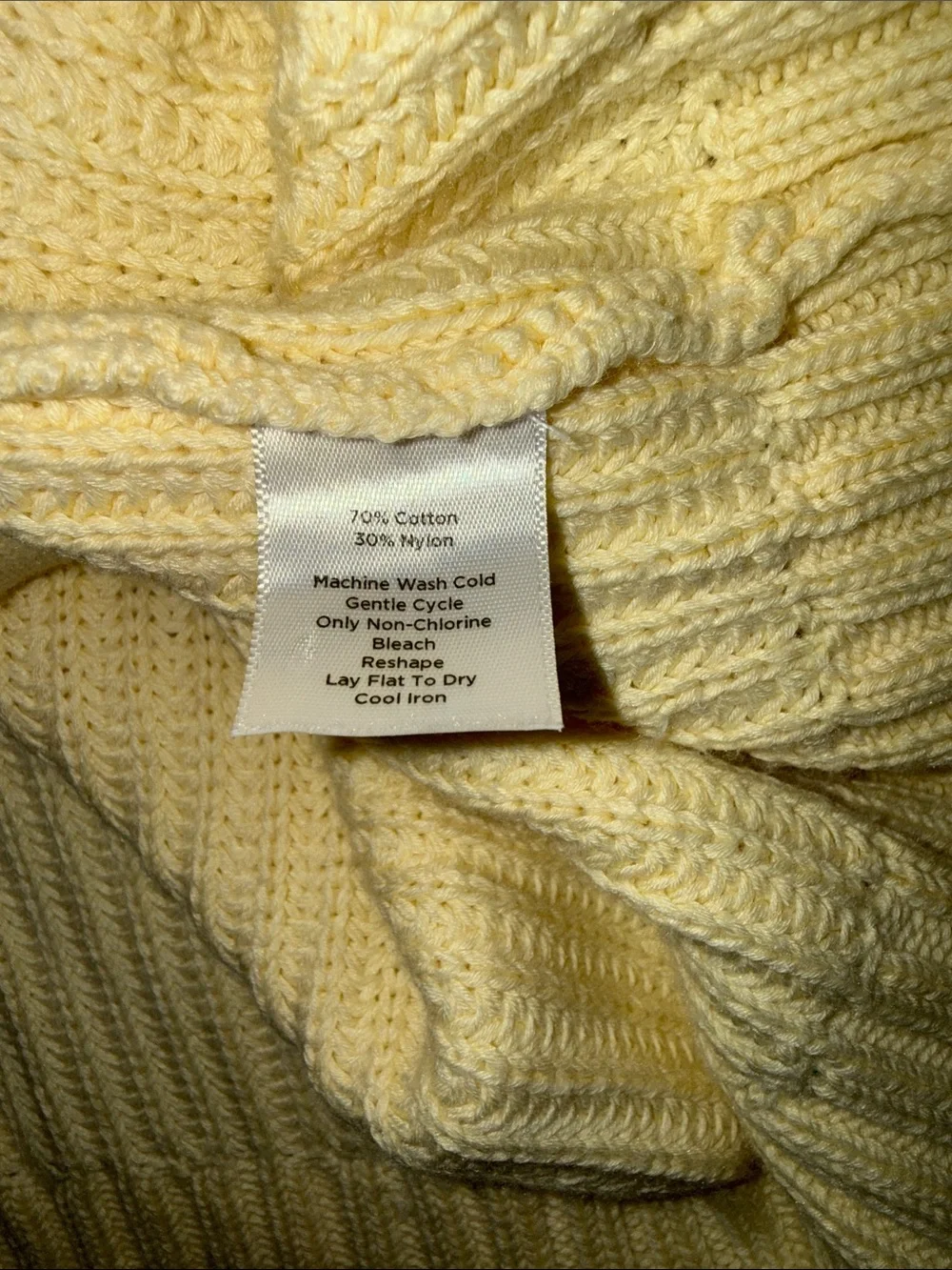 Talbots pastel yellow